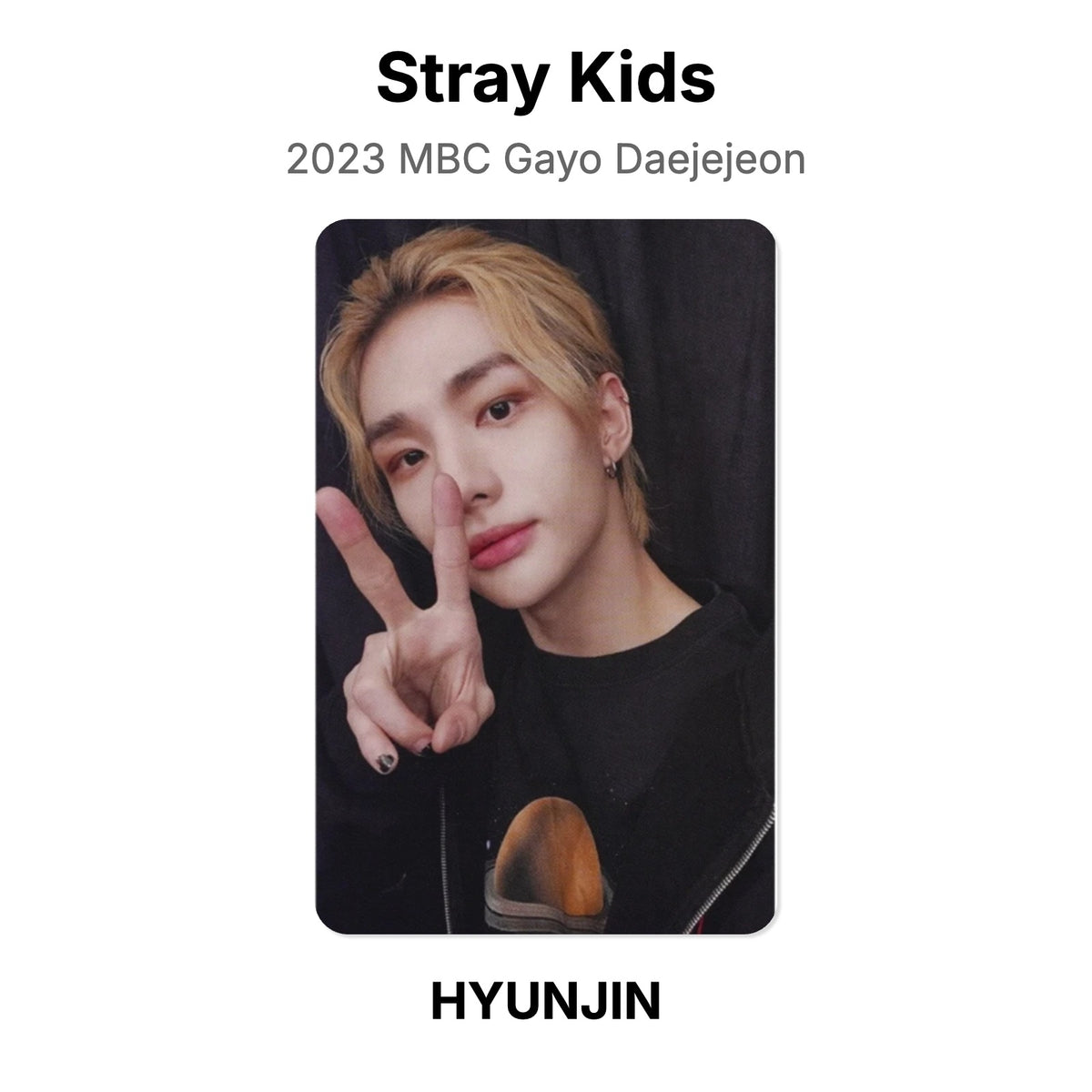 Stray Kids 2023 MBC Gayo Daejejeon Official Photocard