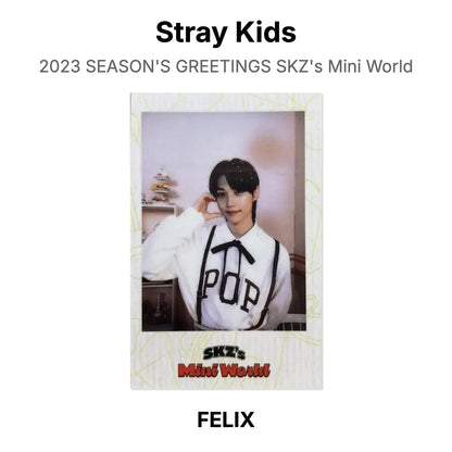 Stray Kids 2023 SEASON'S GREETINGS SKZ's Mini World Official Photocard