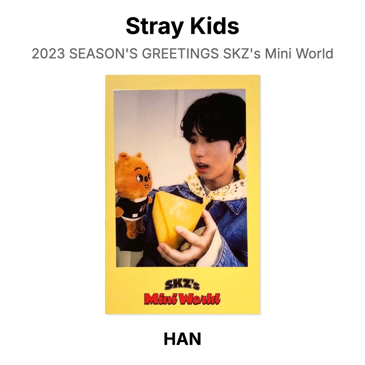 Stray Kids 2023 SEASON'S GREETINGS SKZ's Mini World Official Photocard
