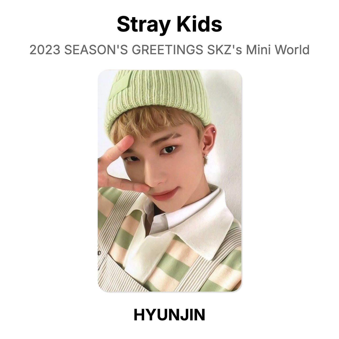 Stray Kids 2023 SEASON'S GREETINGS SKZ's Mini World Official Photocard