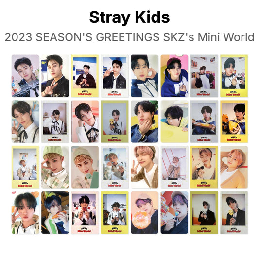 Stray Kids 2023 SEASON'S GREETINGS SKZ's Mini World Official Photocard