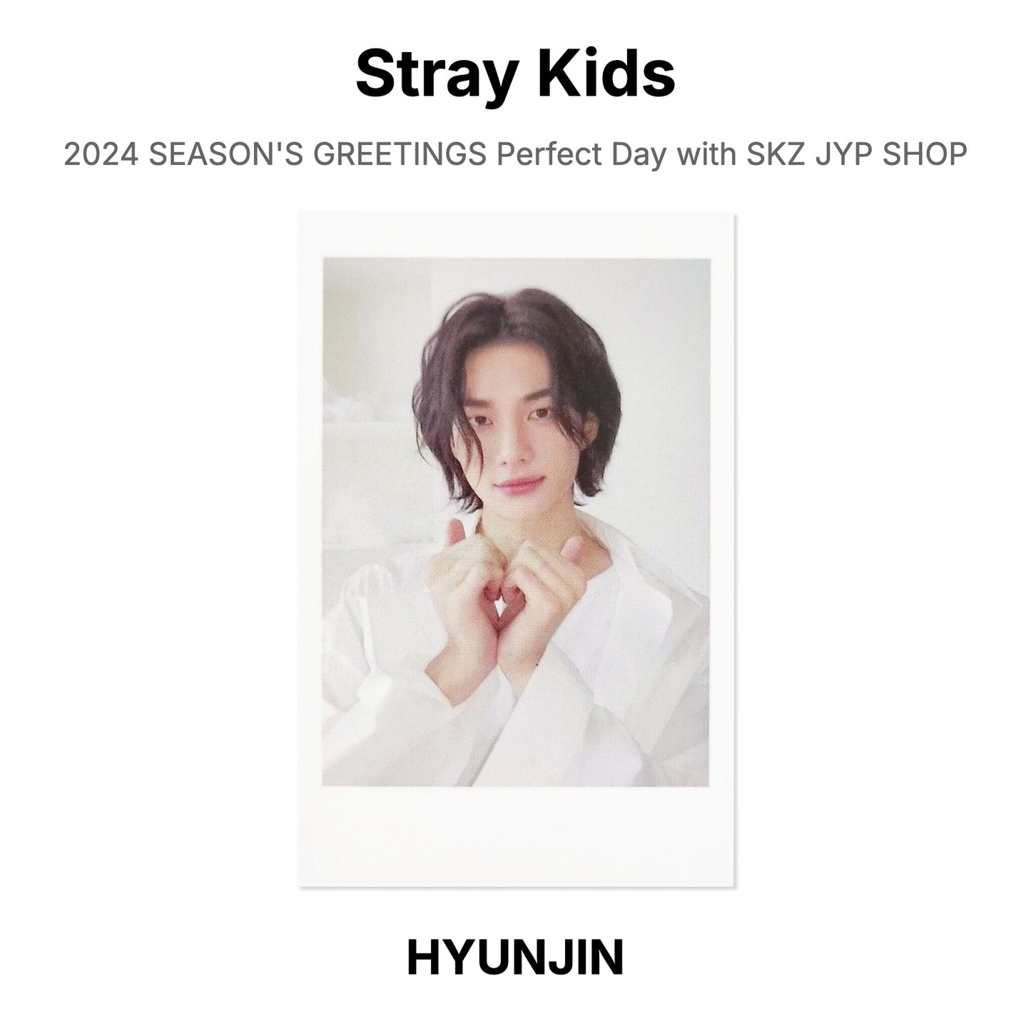 Stray Kids 2024 SEASON'S GREETINGS Perfect Day with SKZ JYP SHOP Official Photocard