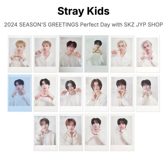Stray Kids 2024 SEASON'S GREETINGS Perfect Day with SKZ JYP SHOP Official Photocard