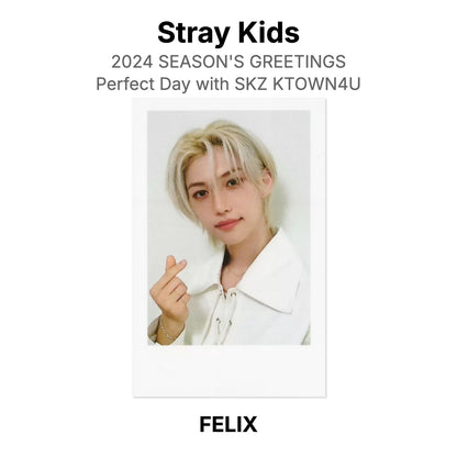 Stray Kids 2024 SEASON'S GREETINGS Perfect Day with SKZ KTOWN4U Official Photocard