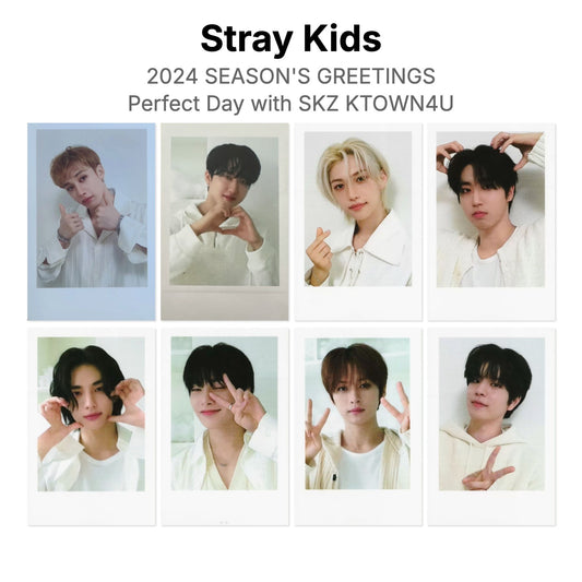Stray Kids 2024 SEASON'S GREETINGS Perfect Day with SKZ KTOWN4U Official Photocard