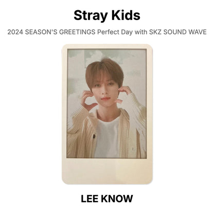 Stray Kids 2024 SEASON'S GREETINGS Perfect Day with SKZ SOUND WAVE Official Photocard