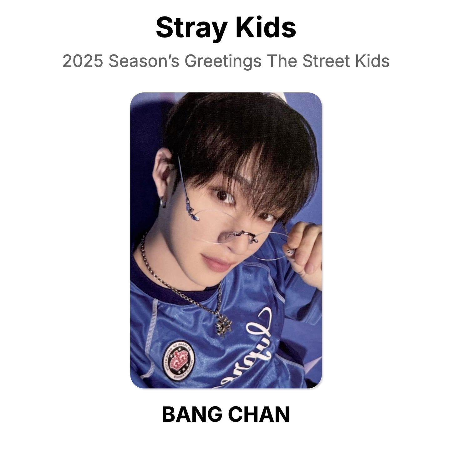 Stray Kids 2025 Season’s Greetings The Street Kids Official Photocard