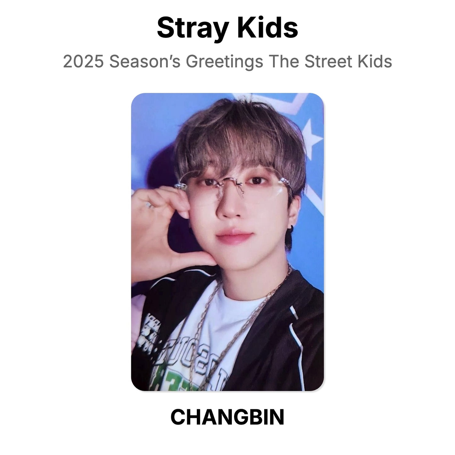 Stray Kids 2025 Season’s Greetings The Street Kids Official Photocard
