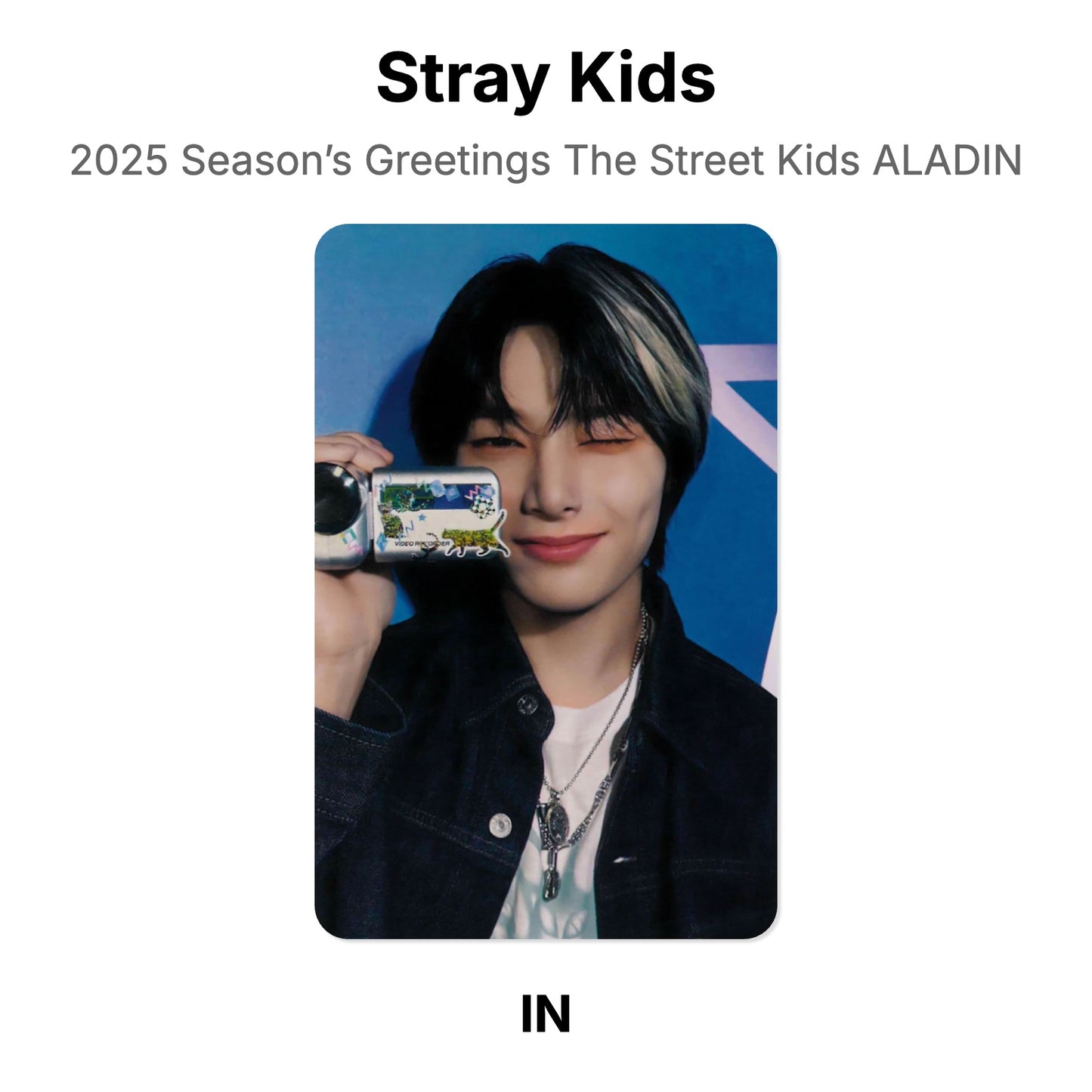 Stray Kids 2025 Season’s Greetings The Street Kids ALADIN Official Photocard