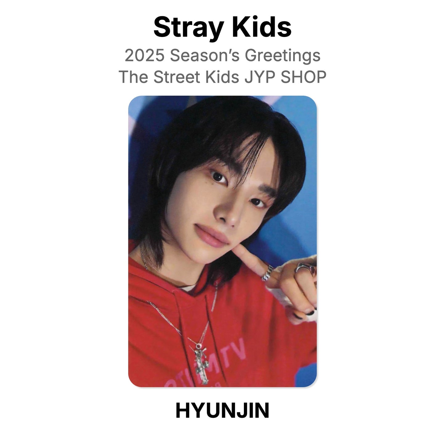 Stray Kids 2025 Season’s Greetings The Street Kids JYP SHOP Official Photocard