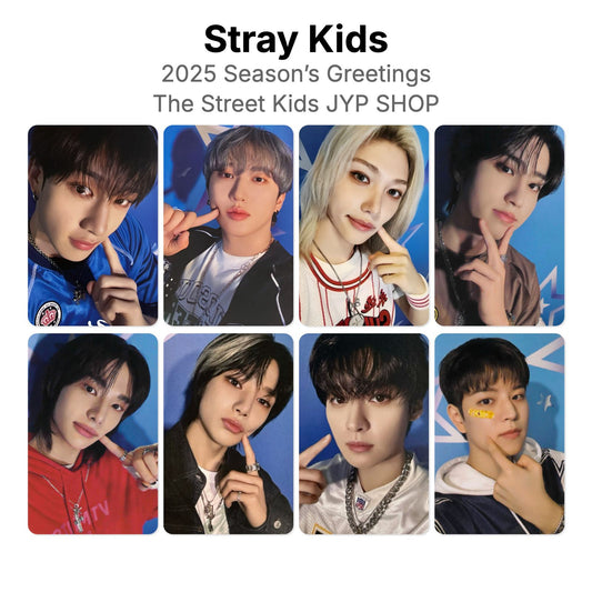 Stray Kids 2025 Season’s Greetings The Street Kids JYP SHOP Official Photocard