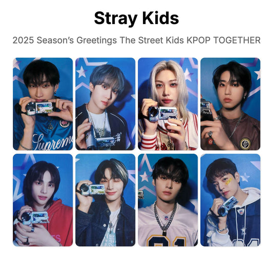 Stray Kids 2025 Season’s Greetings The Street Kids KPOP TOGETHER Official Photocard