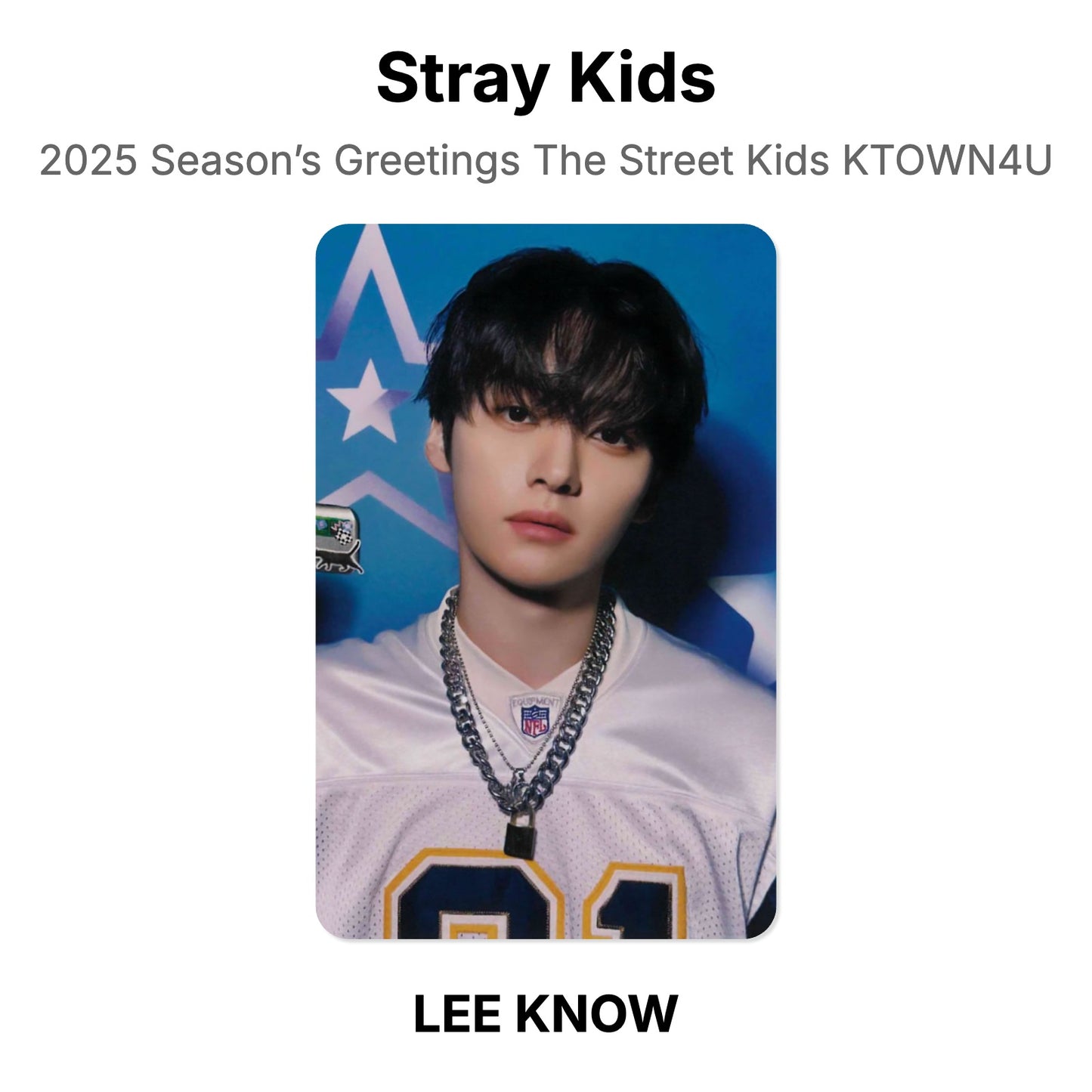 Stray Kids 2025 Season’s Greetings The Street Kids KTOWN4U photocard oficial