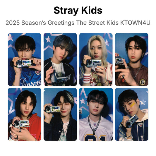 Stray Kids 2025 Season’s Greetings The Street Kids KTOWN4U photocard resmi
