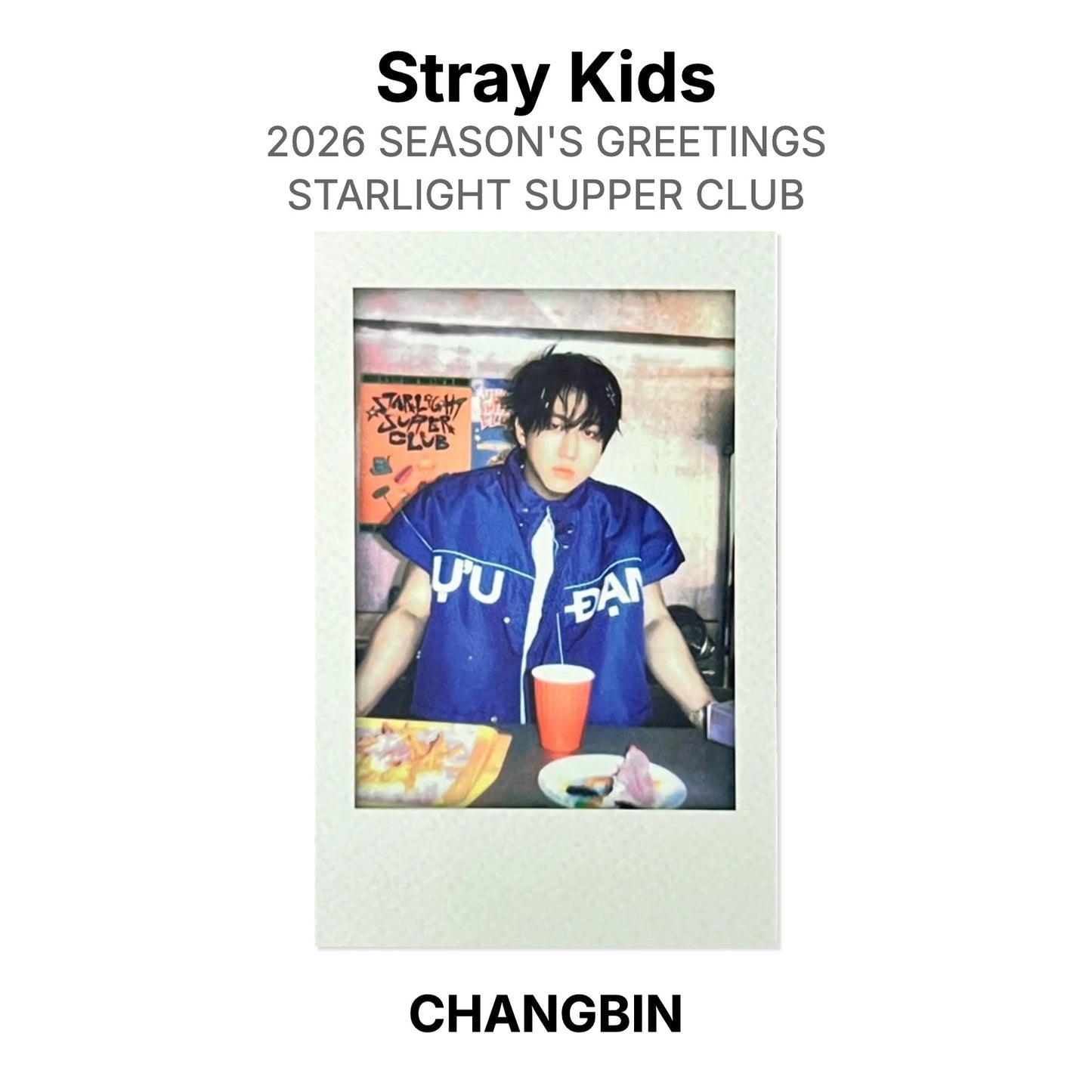 Stray Kids 2026 SEASON'S GREETINGS STARLIGHT SUPPER CLUB Official Photocard