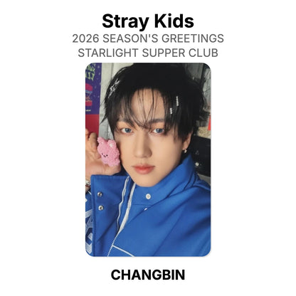 Stray Kids 2026 SEASON'S GREETINGS STARLIGHT SUPPER CLUB Official Photocard