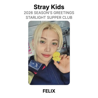 Stray Kids 2026 SEASON'S GREETINGS STARLIGHT SUPPER CLUB Official Photocard
