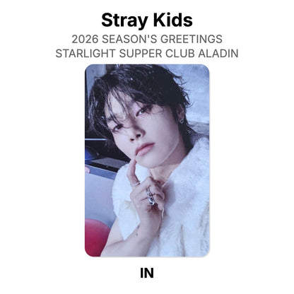 Stray Kids 2026 SEASON'S GREETINGS STARLIGHT SUPPER CLUB ALADIN Official Photocard