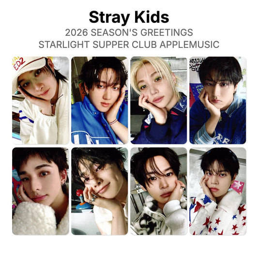 Stray Kids 2026 SEASON'S GREETINGS STARLIGHT SUPPER CLUB APPLEMUSIC Official Photocard
