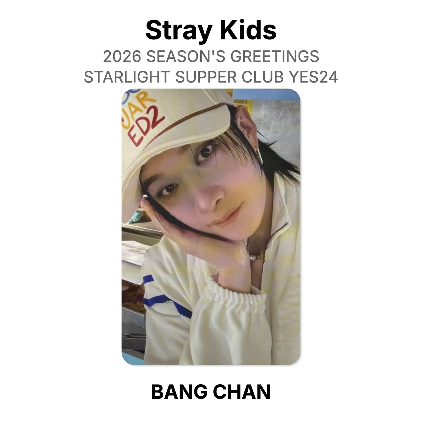 Stray Kids 2026 SEASON'S GREETINGS STARLIGHT SUPPER CLUB YES24 Official Photocard