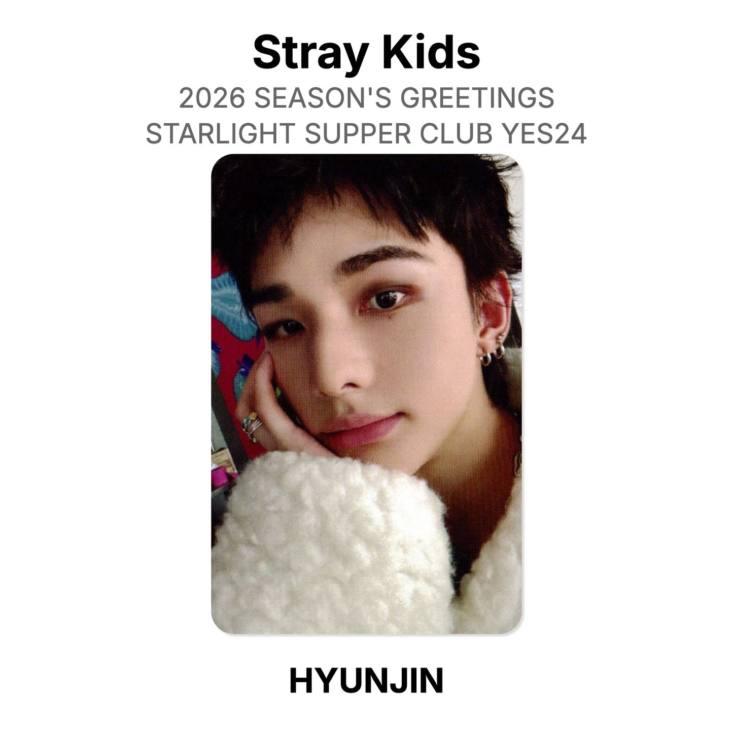 Stray Kids 2026 SEASON'S GREETINGS STARLIGHT SUPPER CLUB YES24 Official Photocard