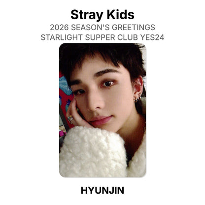 Stray Kids 2026 SEASON'S GREETINGS STARLIGHT SUPPER CLUB YES24 Official Photocard