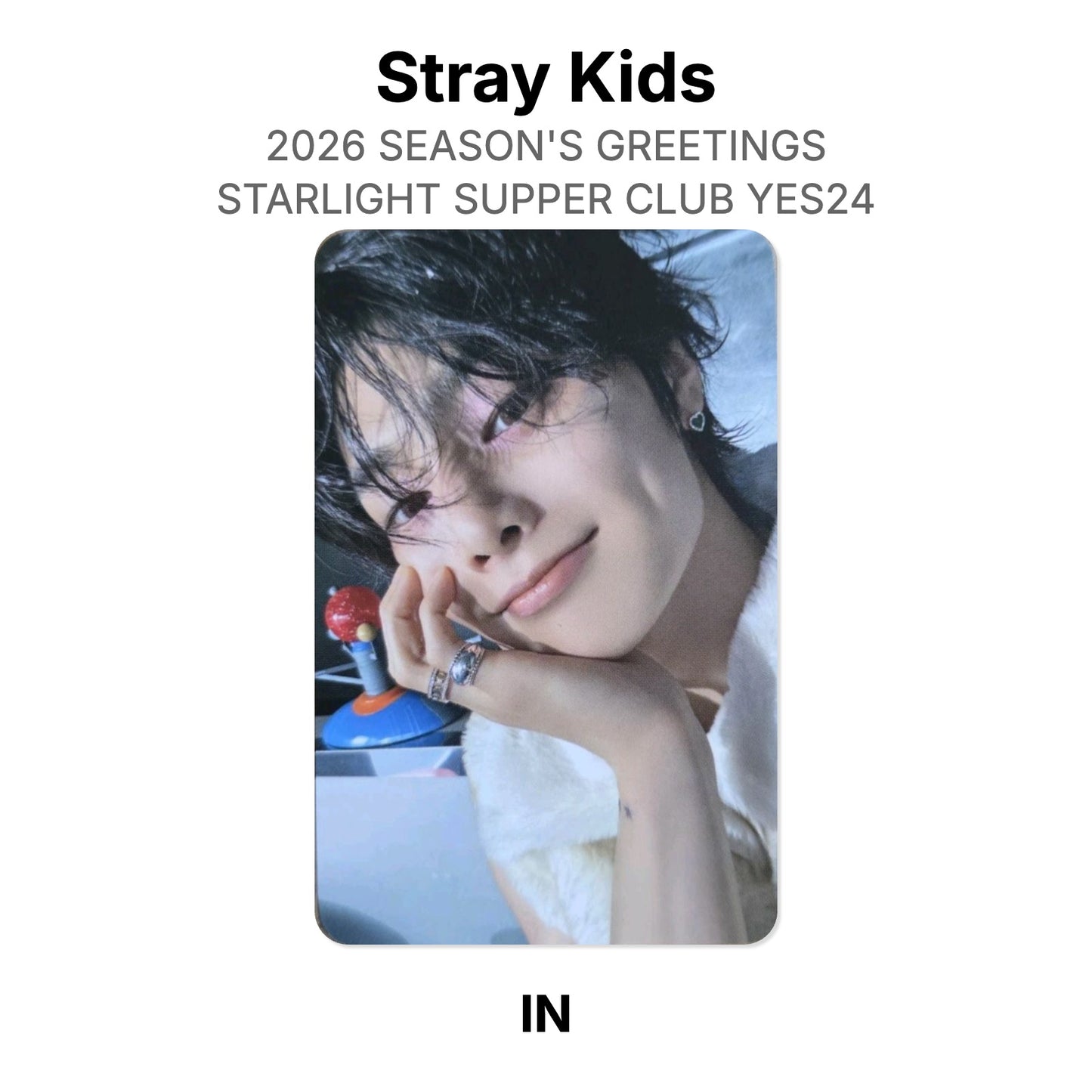 Stray Kids 2026 SEASON'S GREETINGS STARLIGHT SUPPER CLUB YES24 Official Photocard
