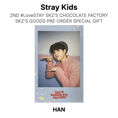 Stray Kids 2ND #LoveSTAY SKZ’S CHOCOLATE FACTORY SKZ'S GOODS PRE-ORDER SPECIAL GIFT Official Photocard