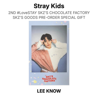 Stray Kids 2ND #LoveSTAY SKZ’S CHOCOLATE FACTORY SKZ'S GOODS PRE-ORDER SPECIAL GIFT Official Photocard