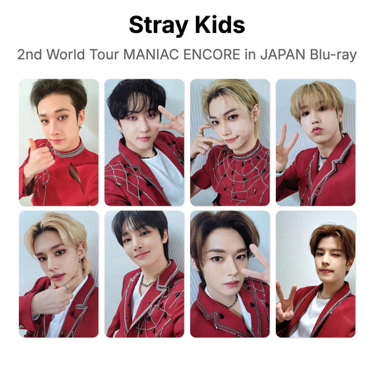 Stray Kids 2nd World Tour MANIAC ENCORE in JAPAN Blu-ray Official Photocard