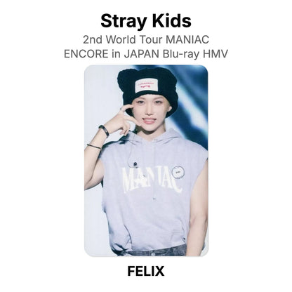 Stray Kids 2nd World Tour MANIAC ENCORE in JAPAN Blu-ray HMV Official Photocard