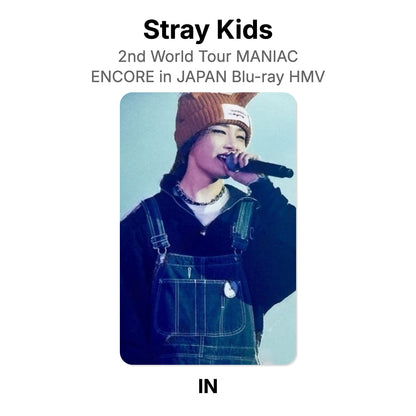 Stray Kids 2nd World Tour MANIAC ENCORE in JAPAN Blu-ray HMV Official Photocard