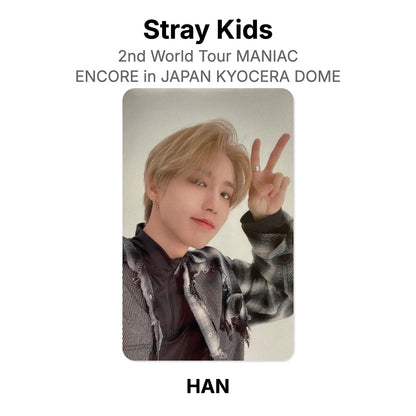 Stray Kids 2nd World Tour MANIAC ENCORE in JAPAN KYOCERA DOME Official Photocard