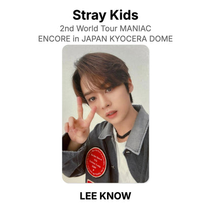 Stray Kids 2nd World Tour MANIAC ENCORE in JAPAN KYOCERA DOME Official Photocard
