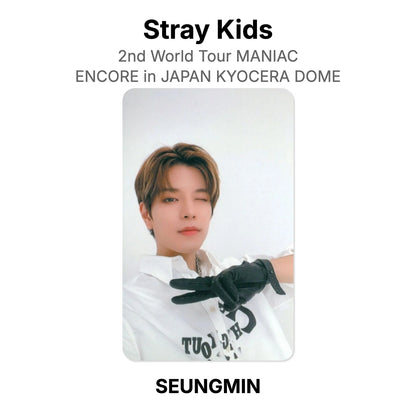 Stray Kids 2nd World Tour MANIAC ENCORE in JAPAN KYOCERA DOME Official Photocard