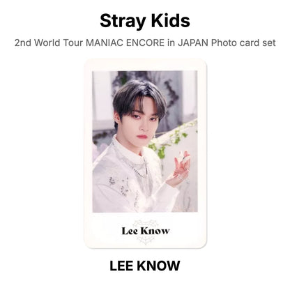Stray Kids 2nd World Tour MANIAC ENCORE in JAPAN Photo card set Official Photocard