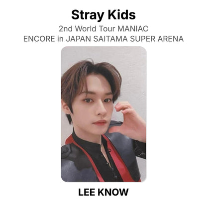 Stray Kids 2nd World Tour MANIAC ENCORE in JAPAN SAITAMA SUPER ARENA Official Photocard