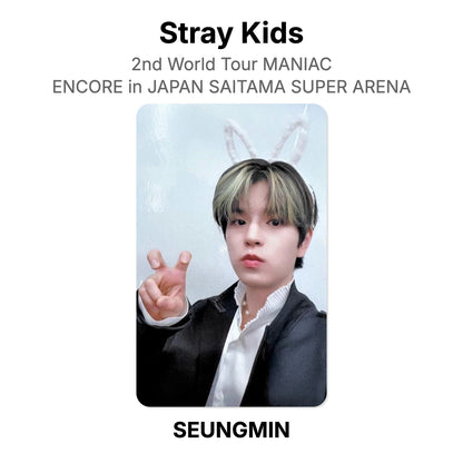 Stray Kids 2nd World Tour MANIAC ENCORE in JAPAN SAITAMA SUPER ARENA Official Photocard