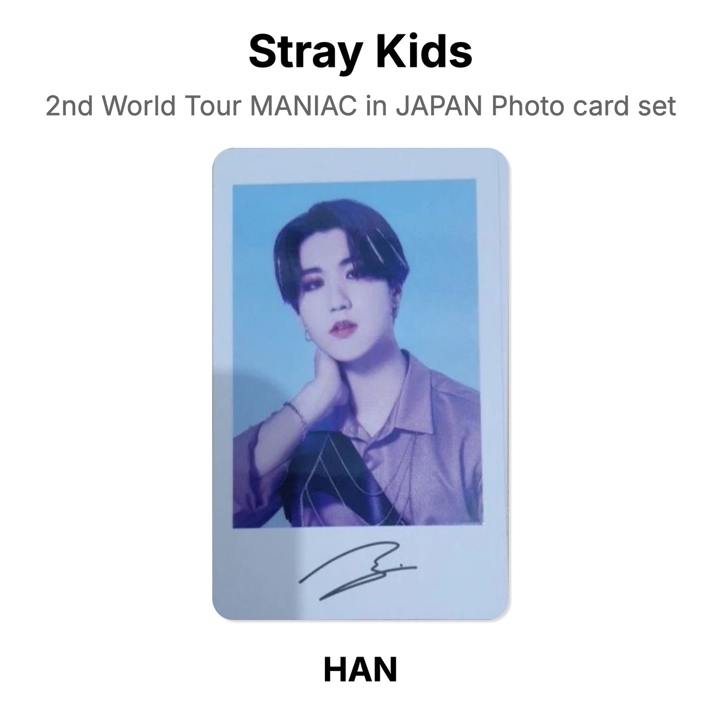 Stray Kids 2nd World Tour MANIAC in JAPAN Photo card set официальная фотокарта