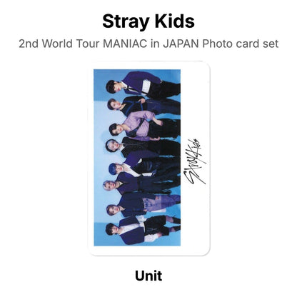 Stray Kids 2nd World Tour MANIAC in JAPAN Photo card set официальная фотокарта
