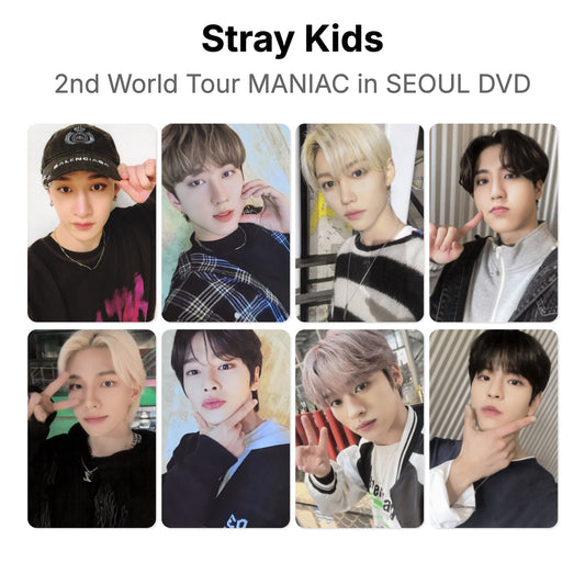 Stray Kids 2nd World Tour MANIAC in SEOUL DVD Official Photocard