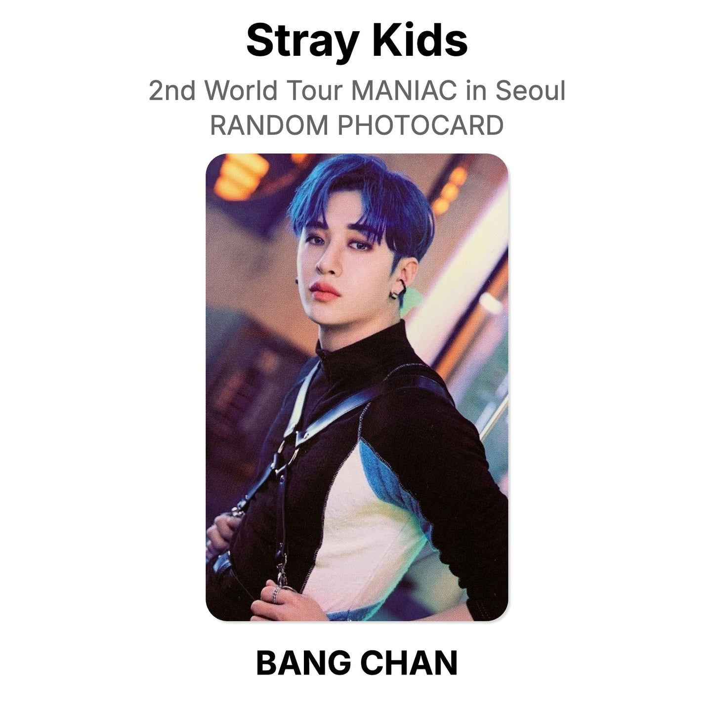 Stray Kids 2nd World Tour MANIAC in Seoul RANDOM PHOTOCARD Offizielle Photocard