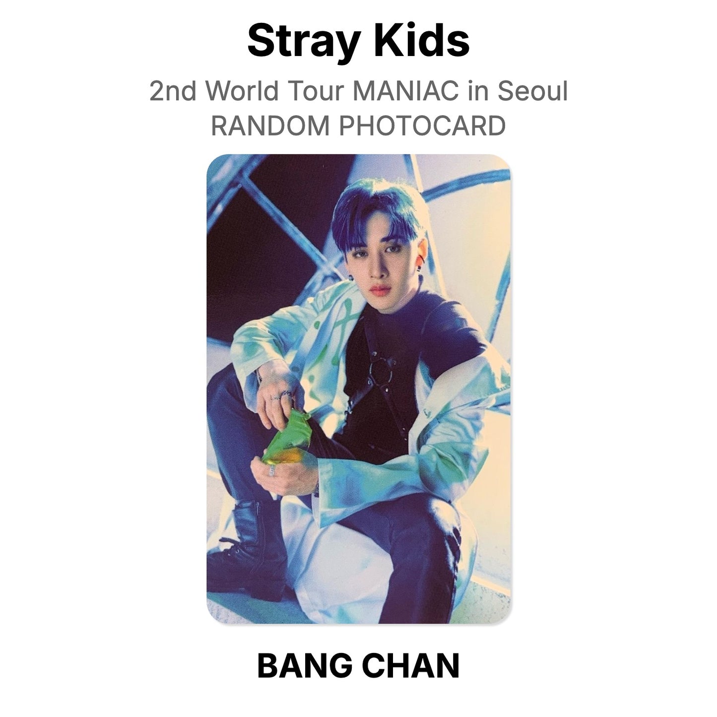 Stray Kids 2nd World Tour MANIAC in Seoul RANDOM PHOTOCARD Offizielle Photocard