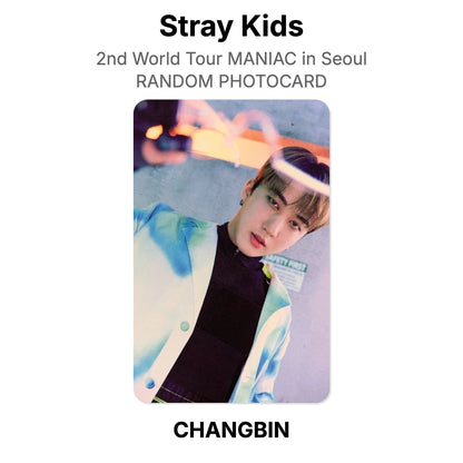 Stray Kids 2nd World Tour MANIAC in Seoul RANDOM PHOTOCARD Offizielle Photocard