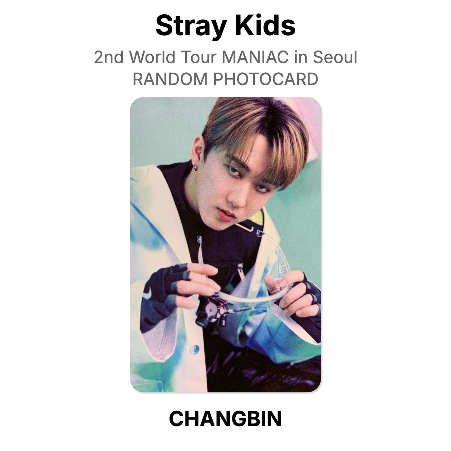 Stray Kids 2nd World Tour MANIAC in Seoul RANDOM PHOTOCARD Offizielle Photocard