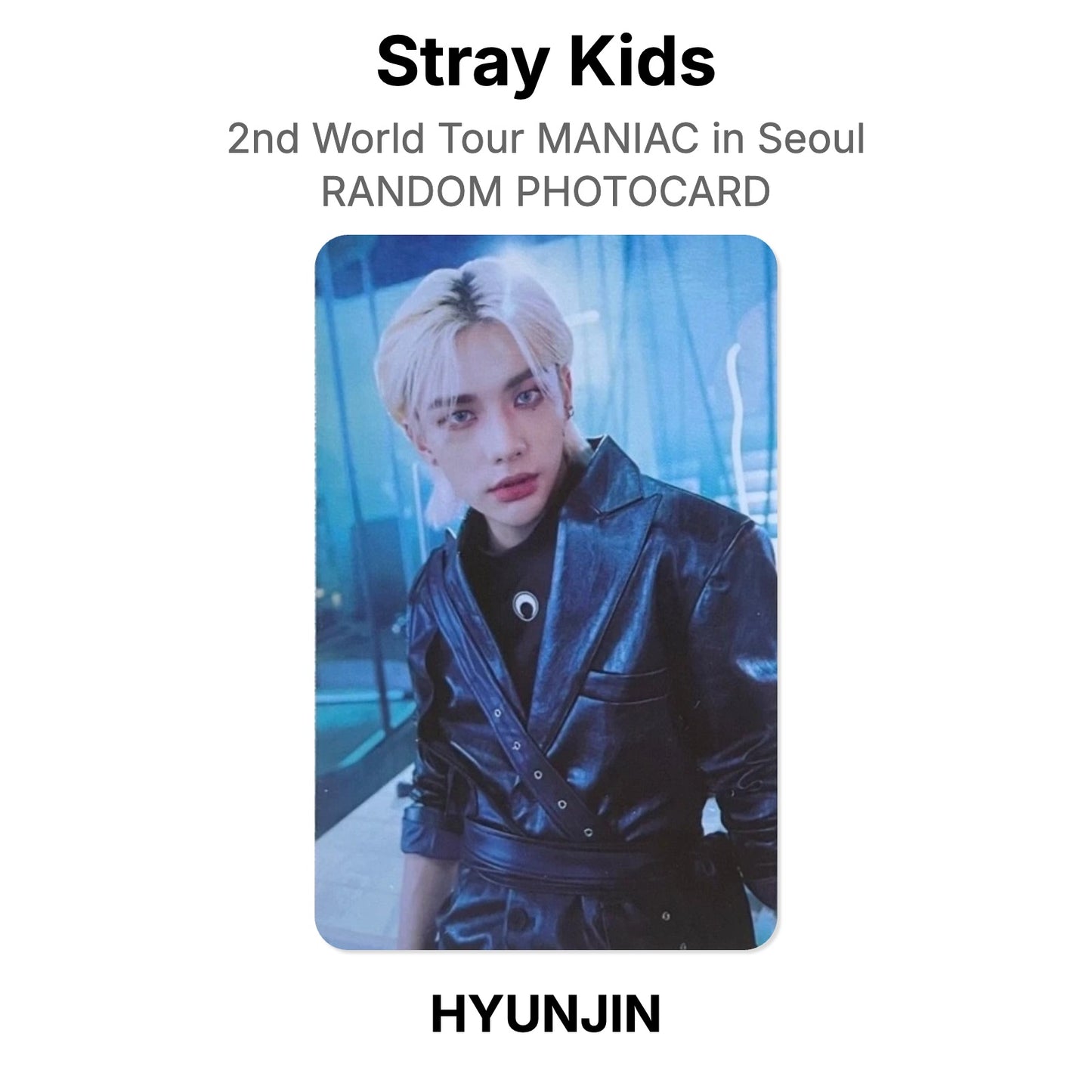 Stray Kids 2nd World Tour MANIAC in Seoul RANDOM PHOTOCARD Offizielle Photocard