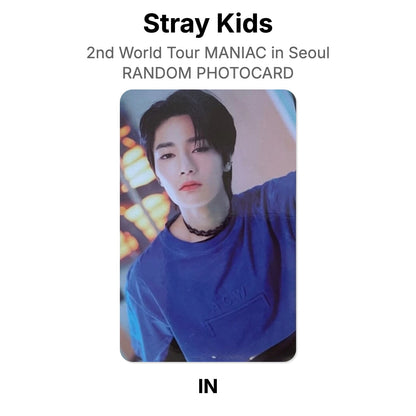 Stray Kids 2nd World Tour MANIAC in Seoul RANDOM PHOTOCARD Offizielle Photocard