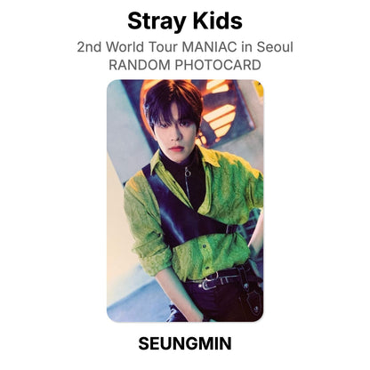 Stray Kids 2nd World Tour MANIAC in Seoul RANDOM PHOTOCARD Offizielle Photocard
