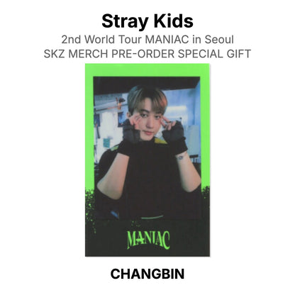 Stray Kids 2nd World Tour MANIAC in Seoul SKZ MERCH PRE-ORDER SPECIAL GIFT Offizielle Photocard