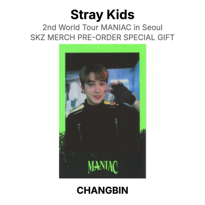 Stray Kids 2nd World Tour MANIAC in Seoul SKZ MERCH PRE-ORDER SPECIAL GIFT Offizielle Photocard